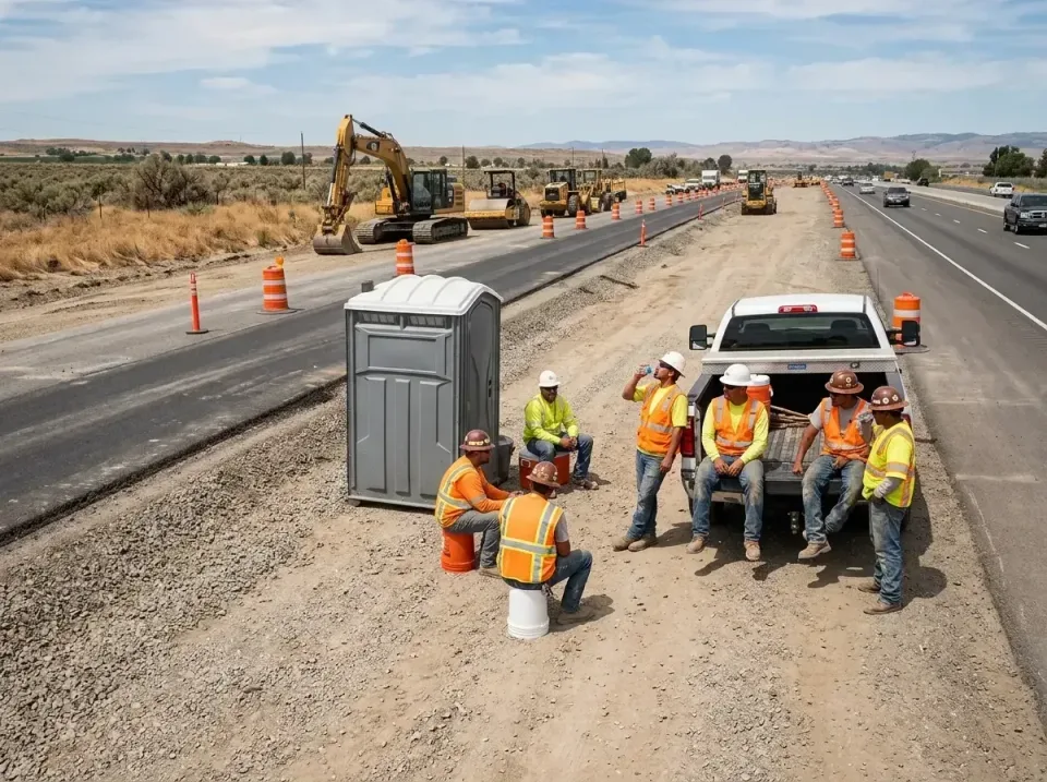 highway-road-construction-crew-007 — frequently asked questions, Porta Potty and Restroom Rentals in Dalzell, SC